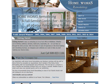 Tablet Screenshot of homeworksremodeling.com